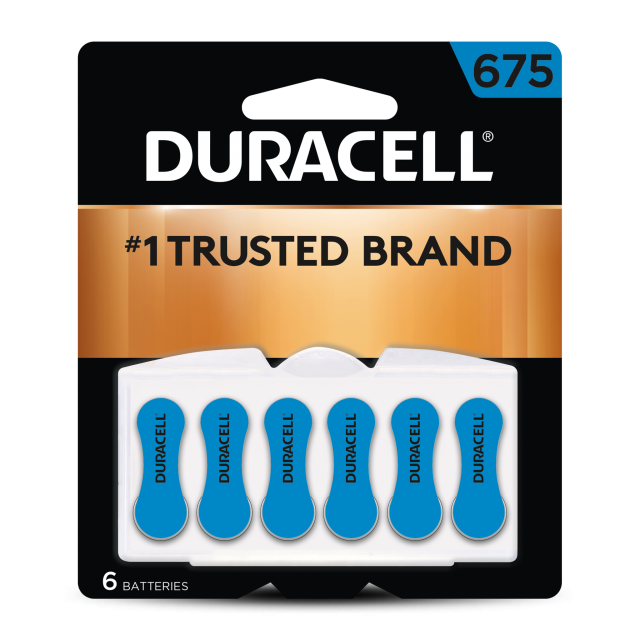 Duracell Battery Products Hearing Aid Batteries 675